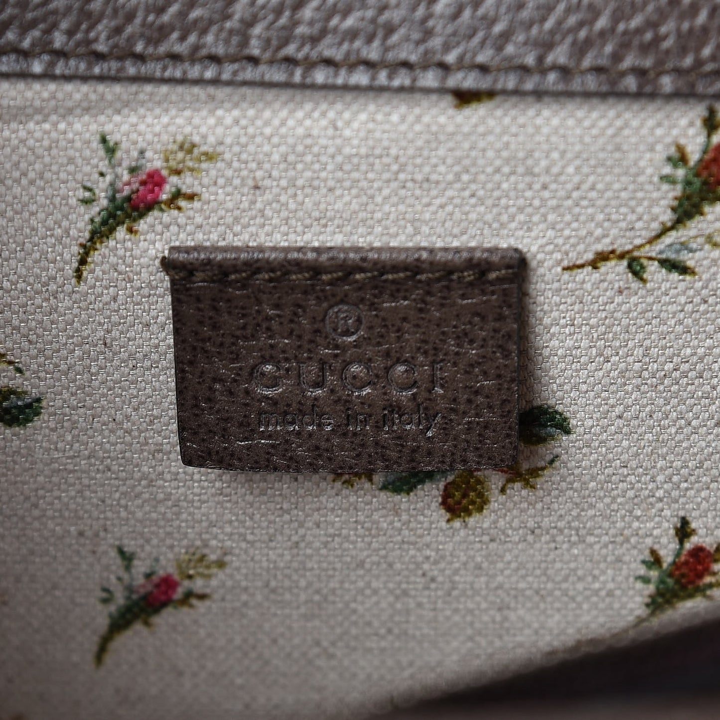 Calfskin Web Floral Embroidered Medium Dionysus Shoulder Bag New Acero