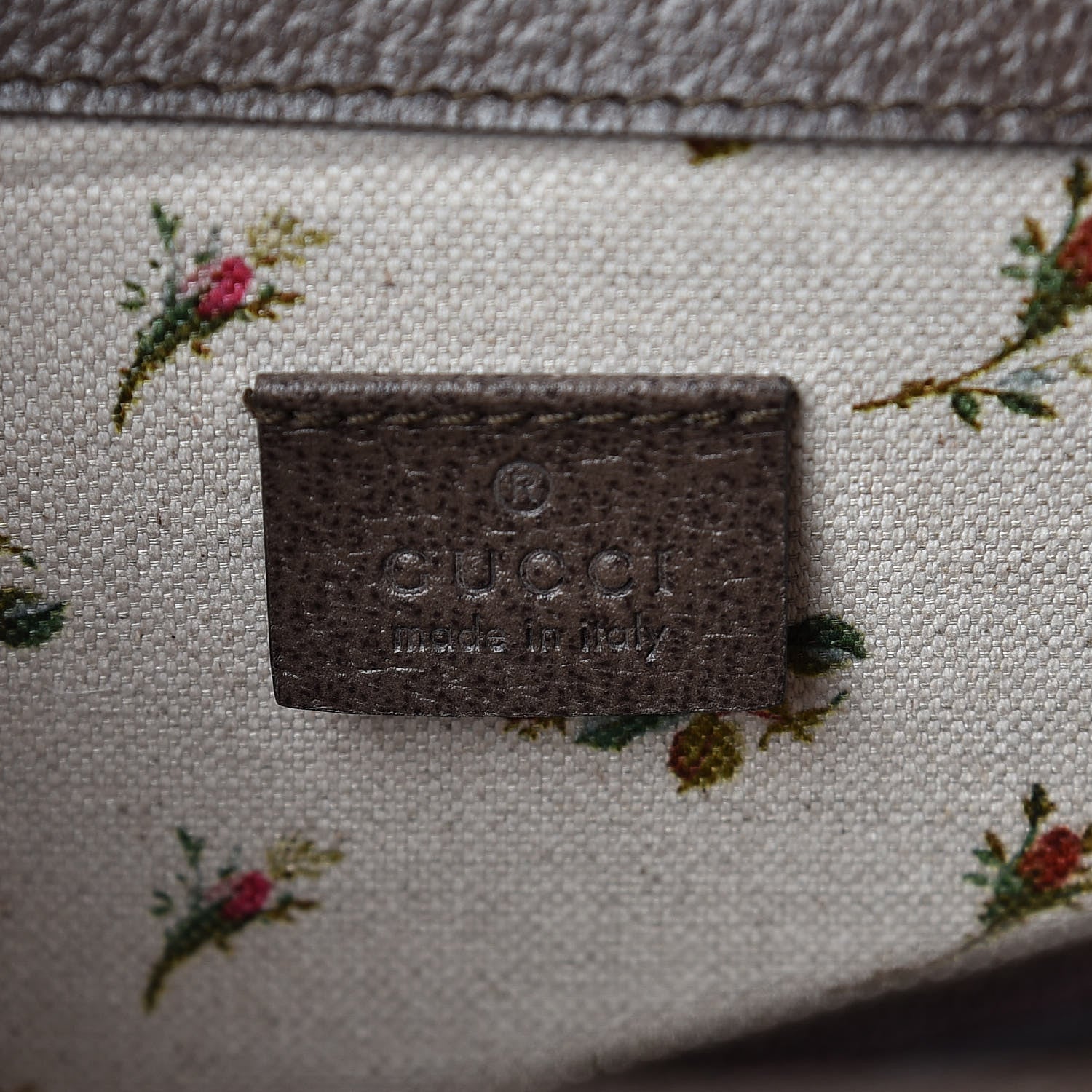 Gucci Calfskin Web Floral Embroidered Medium Dionysus Shoulder Bag New Acero 6 of 9