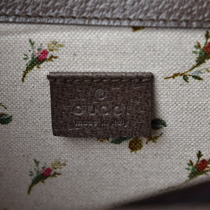 Gucci Calfskin Web Floral Embroidered Medium Dionysus Shoulder Bag New Acero 6 of 9