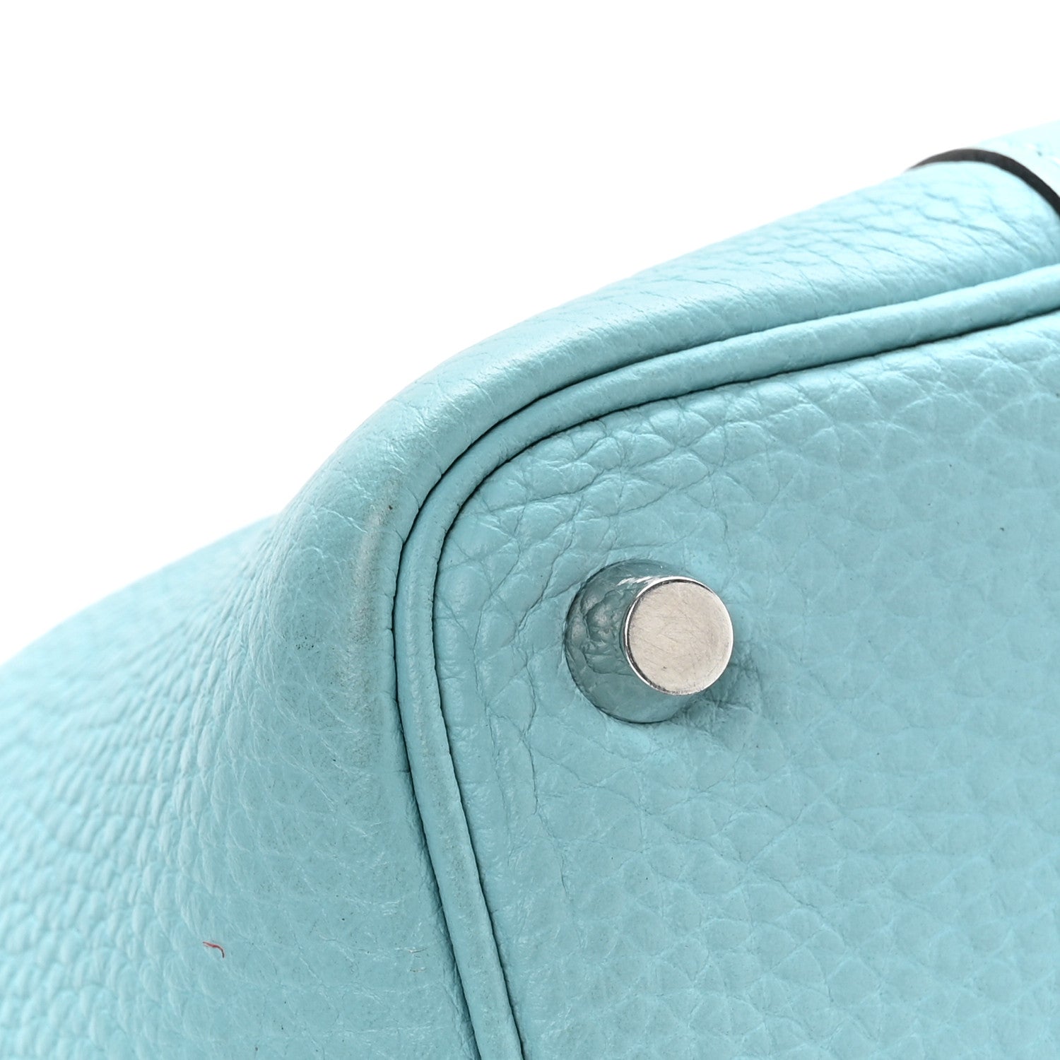 Hermes Taurillon Clemence Picotin Lock 18 PM Bleu Atoll 10 of 11