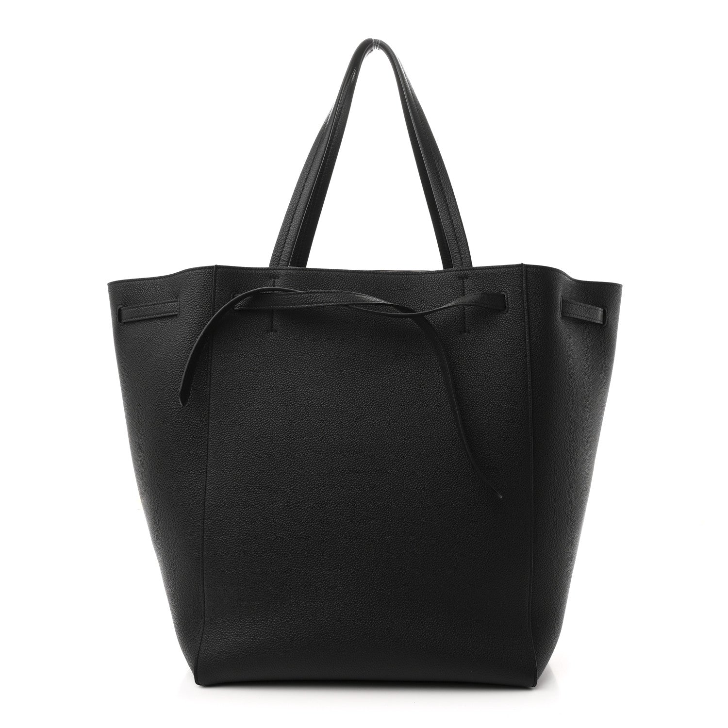 Celine Soft Grained Calfskin Medium Belt Cabas Phantom Black 1 of 10