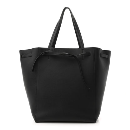 Celine Soft Grained Calfskin Medium Belt Cabas Phantom Black 1 of 10