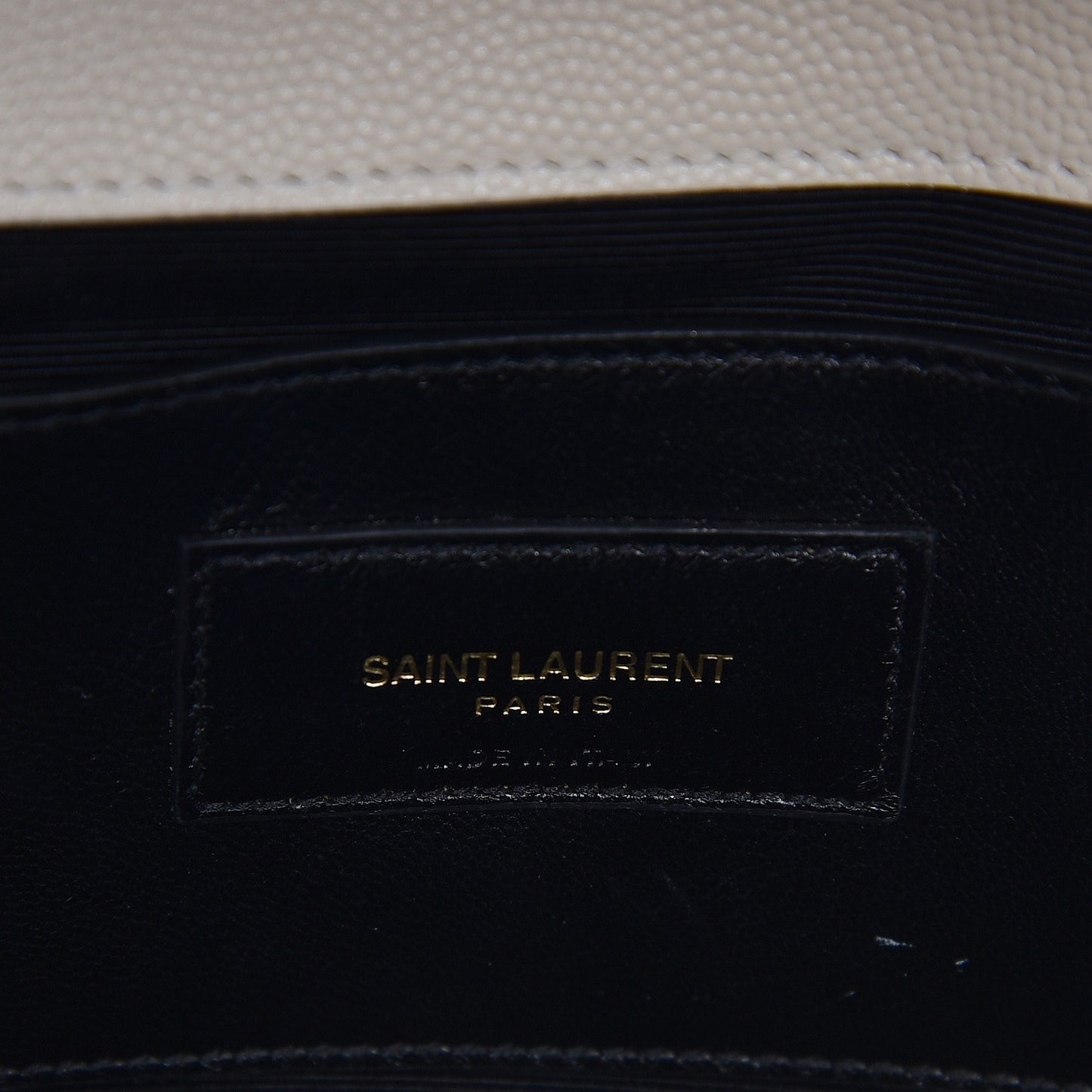 Grain De Poudre Medium Classic Monogram Kate Satchel Dove White