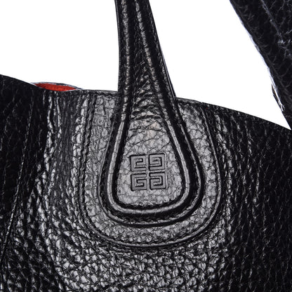 Givenchy Glazed Pebbled Calfskin North South Nightingale Black 12 of 15