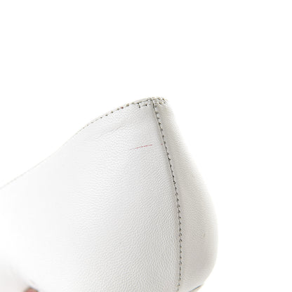 Christian Louboutin Kid Decollete 554 85 Pumps 37 White 13 of 23
