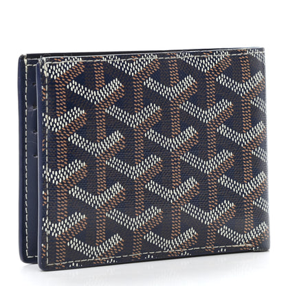 Goyard Goyardine Bi-Fold Victoire PM Wallet Navy 2 of 5