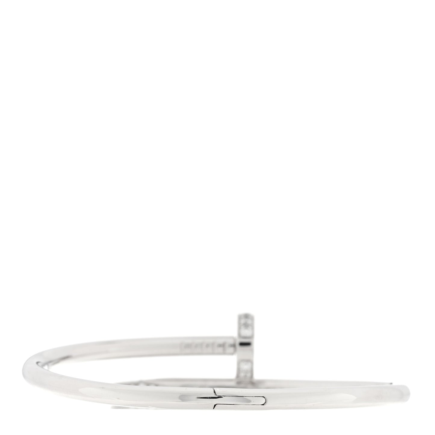 18K White Gold Diamond Juste Un Clou Bracelet 16
