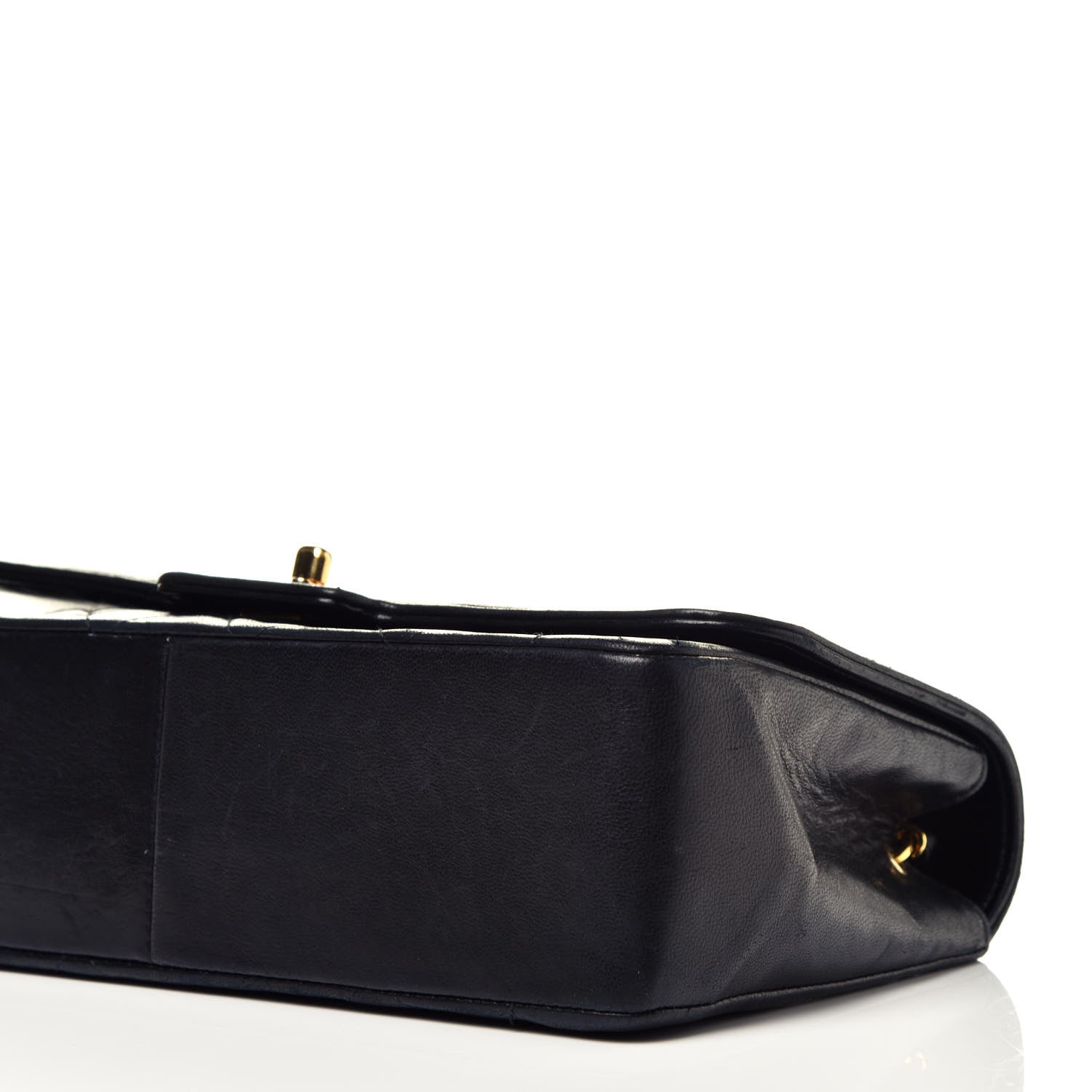 Chanel Lambskin Quilted Medium Single Flap Black 9 of 9