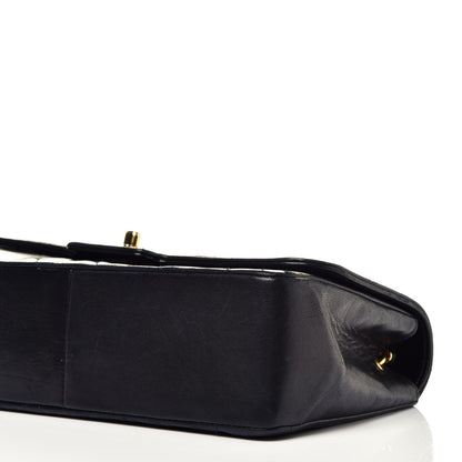 Chanel Lambskin Quilted Medium Single Flap Black 9 of 9
