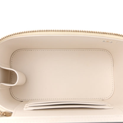 Chanel Caviar Quilted Enamel Coco Casino Small Vanity Case With Chain White 5 of 10