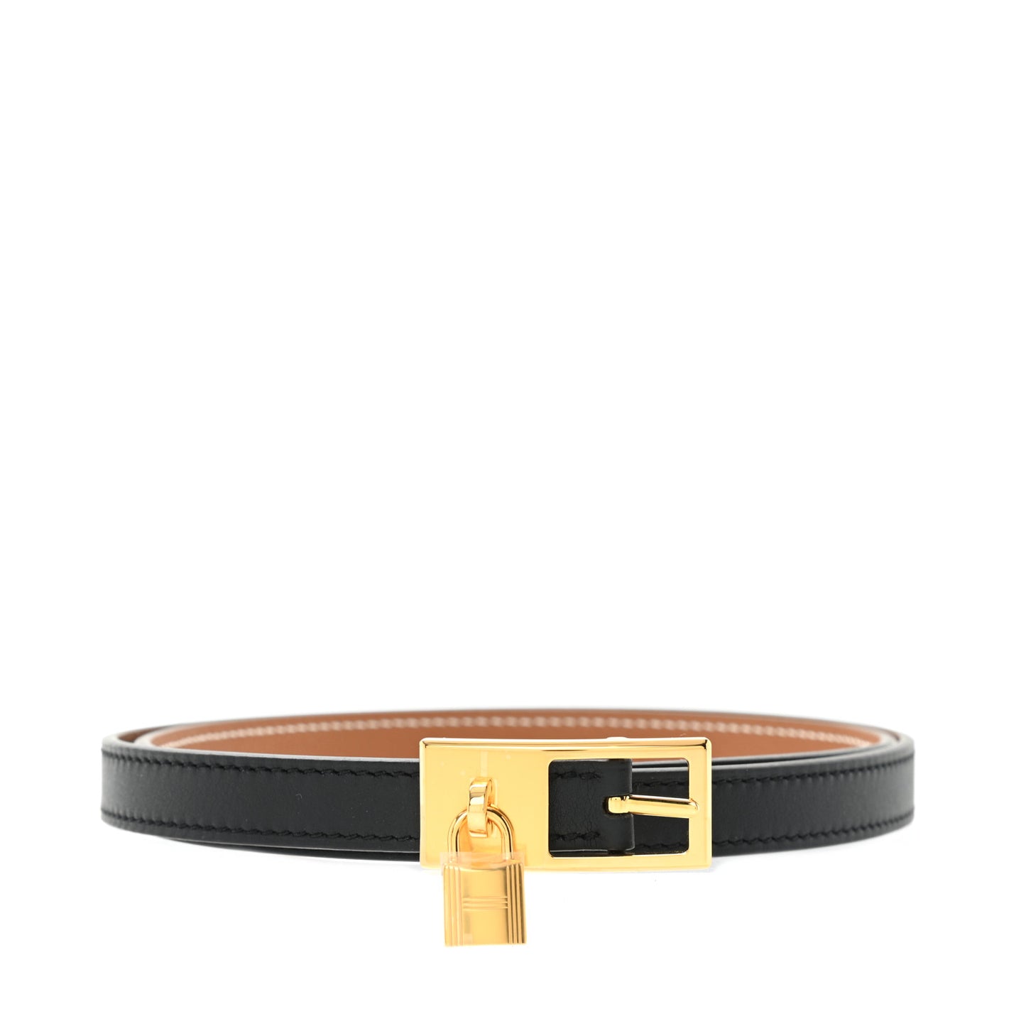 Epsom Swift 13mm Lucky 15 Belt 80 Black Gold