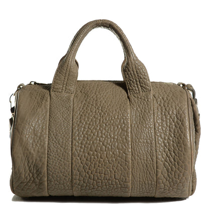 Alexander Wang Pebbled Calfskin Rocco Granite 1 of 10