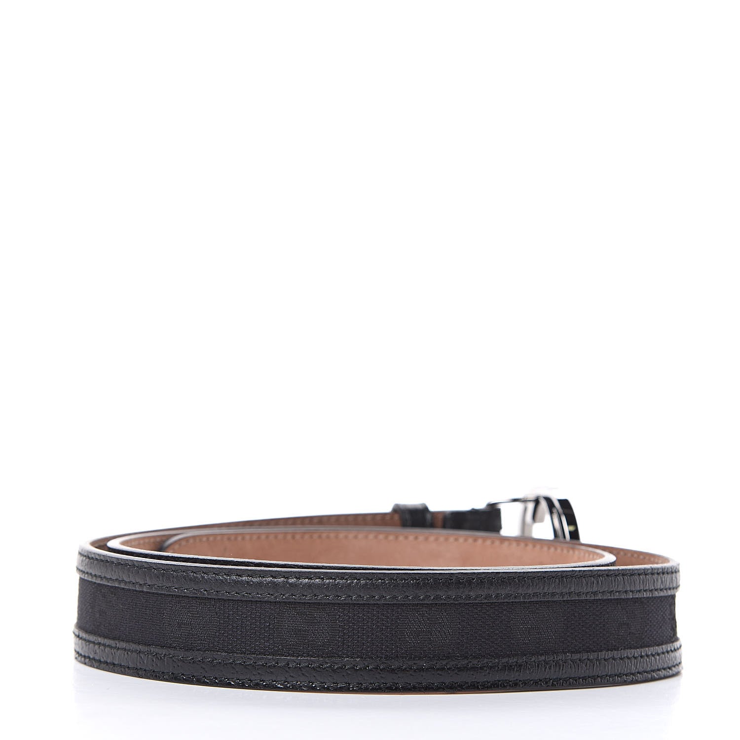 Gucci Monogram Interlocking G Belt 85 34 Black 3 of 6