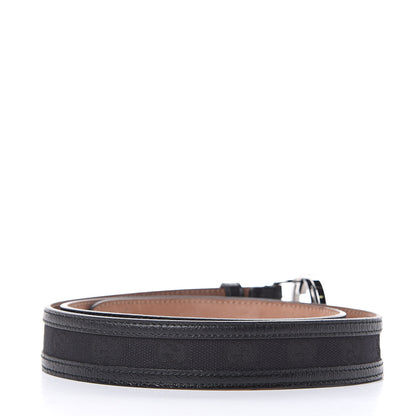 Gucci Monogram Interlocking G Belt 85 34 Black 3 of 6