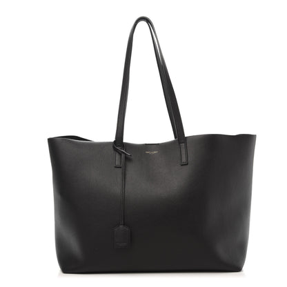 Saint Laurent Calfskin Large Shopping Tote Black 3 of 13
