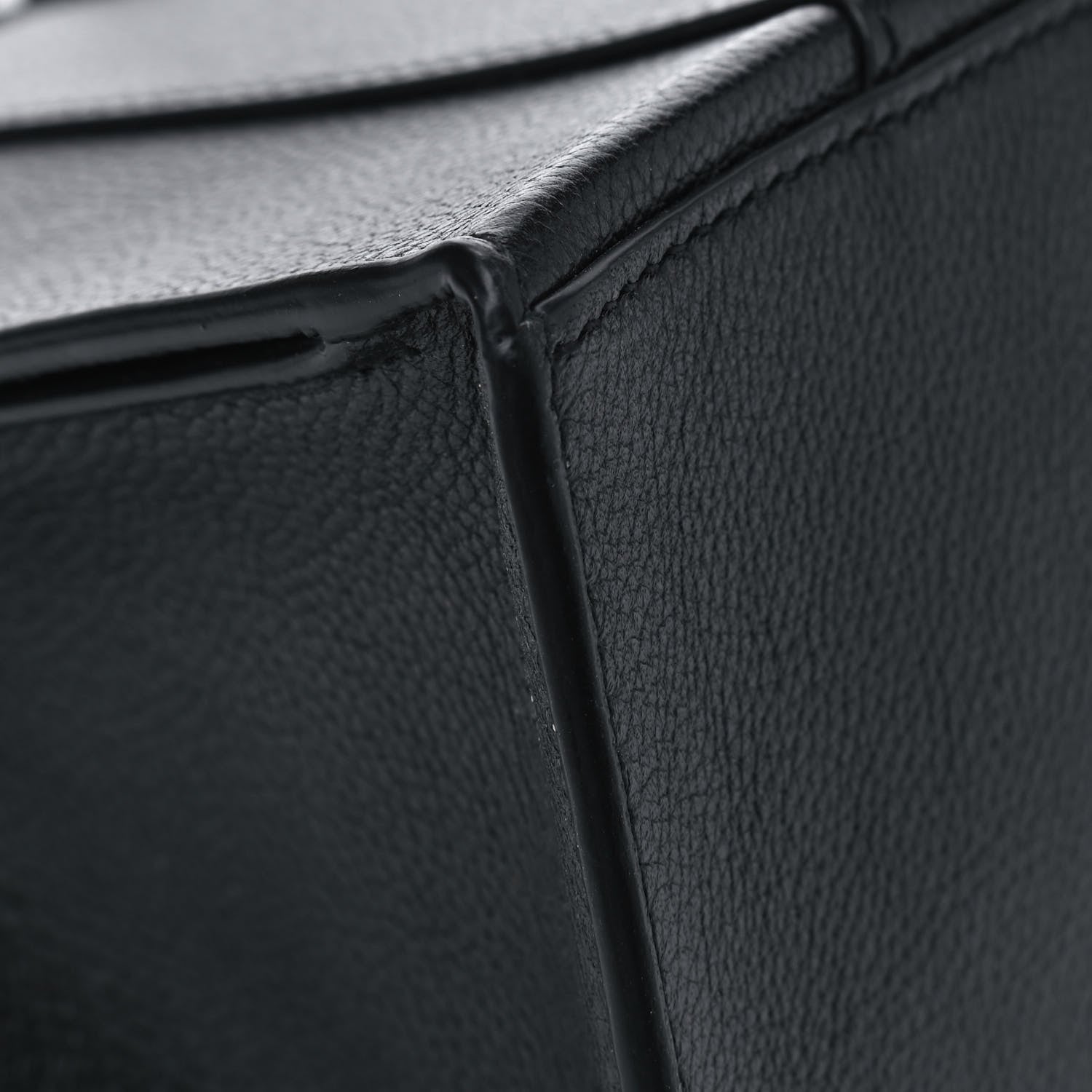 Balenciaga Grained Calfskin XS Hourglass East West Tote Black 5 of 5