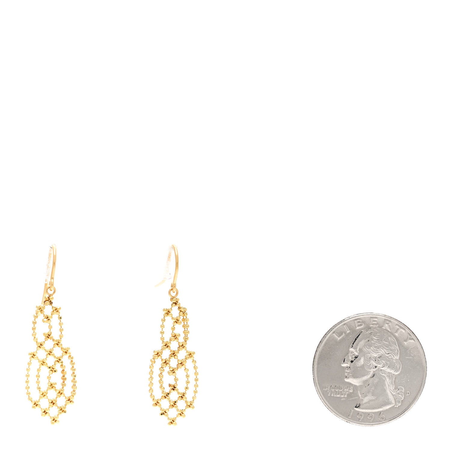 Tiffany 18K Yellow Gold Bead Drop Earrings 2 of 4