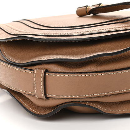 Chloe Calfskin Medium Marcie Round Crossbody Bag Nut 9 of 10