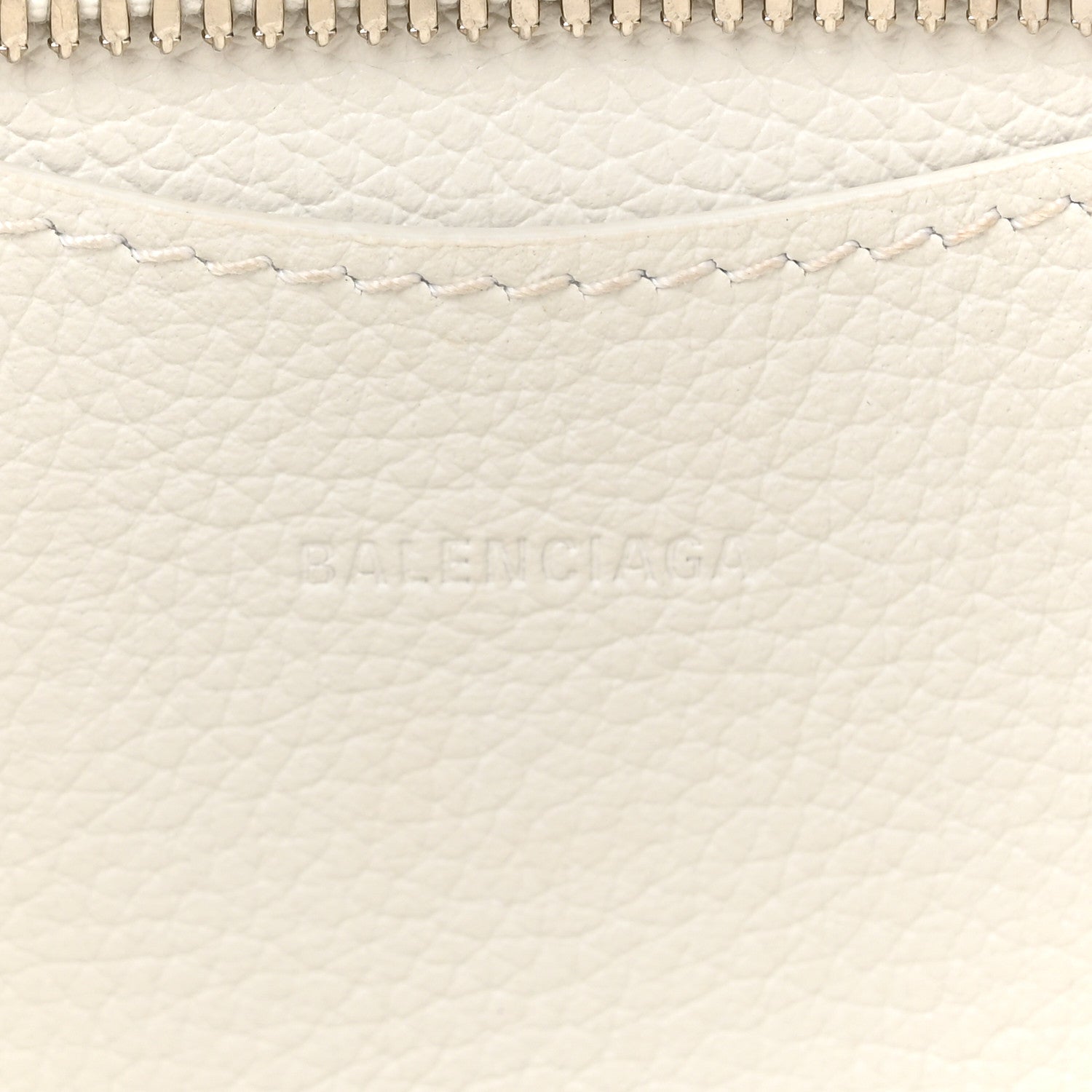 Balenciaga Grained Calfskin Neo Classic Silver Hardware Mini City White 6 of 12