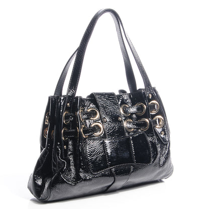 Jimmy Choo Crushed Patent Ramona Black 3 of 8