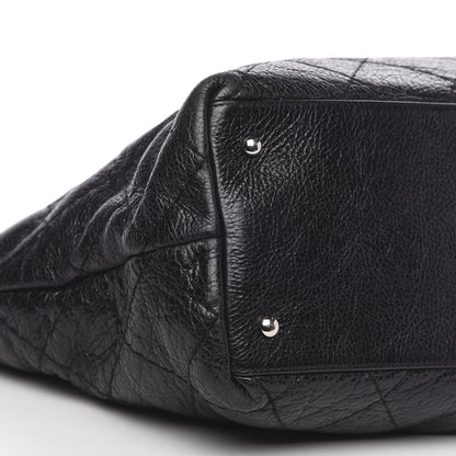 Chanel Glazed Calfskin Large On The Road Tote Black 9 of 14