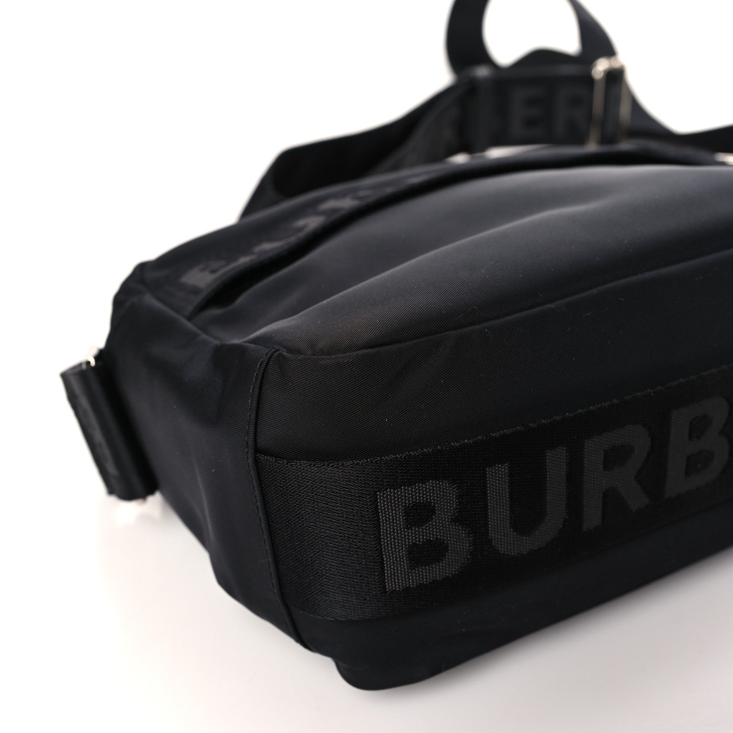 Burberry Nylon Logo Detail Crossbody Bag Black 7 of 8