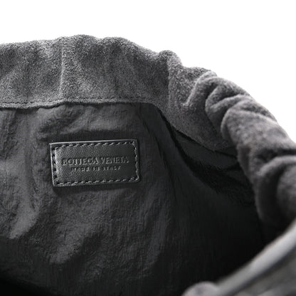 Bottega Veneta Suede Calfskin Intrecciato Medium Dustbag Grey 6 of 10