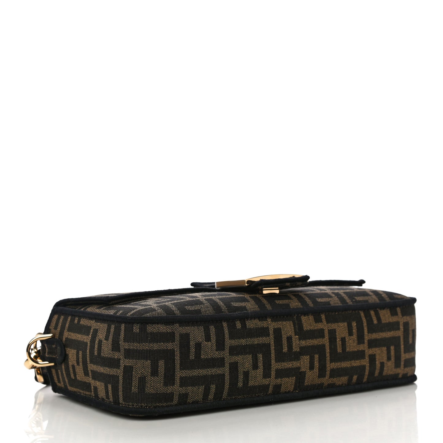 Fabric Jacquard FF 1974 Medium Baguette Tobacco Moro Black