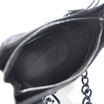 Balenciaga Satin Classique Shoulder Bag Black 5 of 7