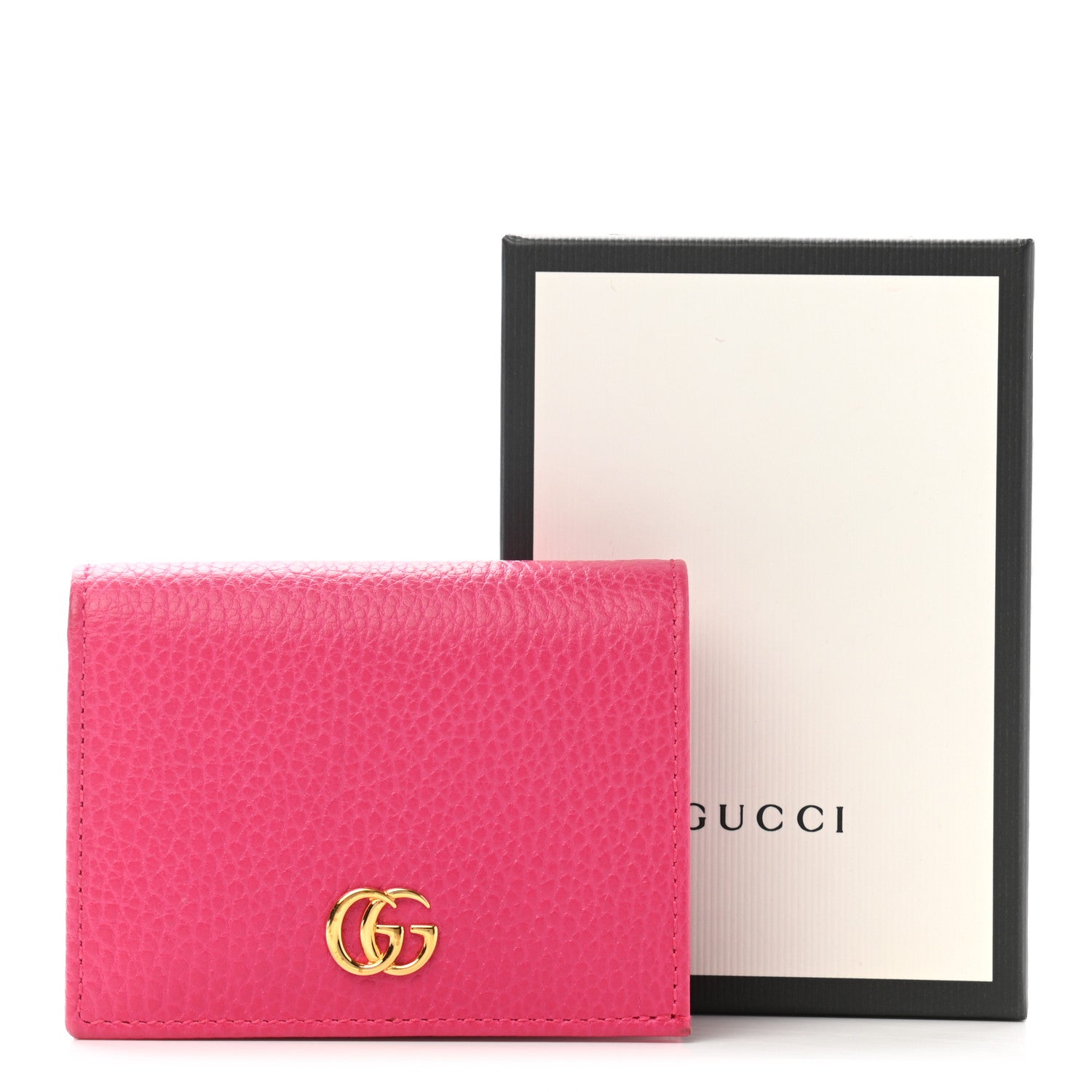 Gucci Dollar Calfskin GG Marmont Card Case Box Pink 8 of 8