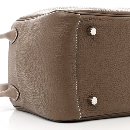 Hermes Taurillon Clemence Lindy 26 Etoupe 9 of 11