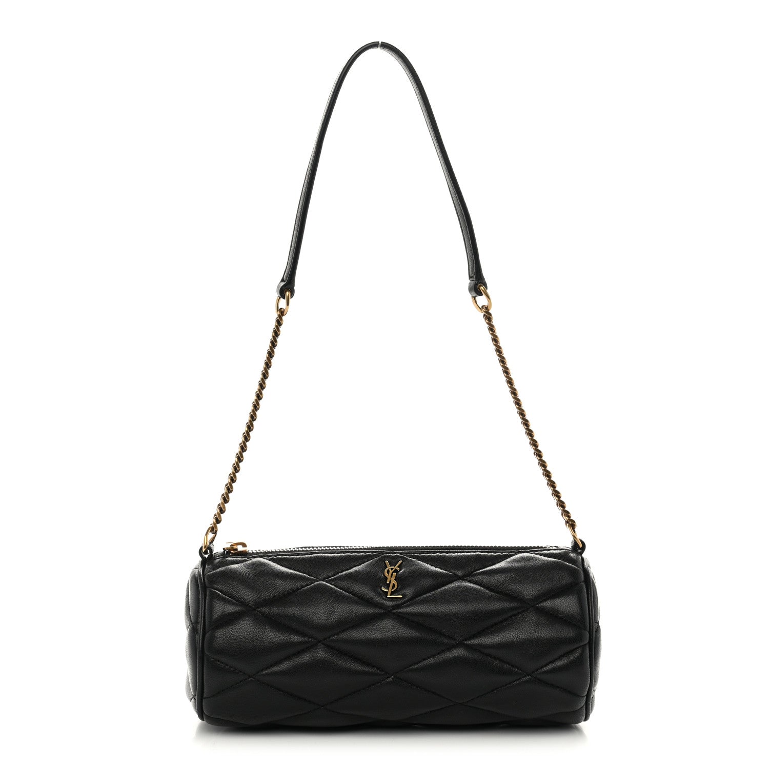 Saint Laurent Lambskin Monogram Mini Sade Tube Bag Black 1 of 10