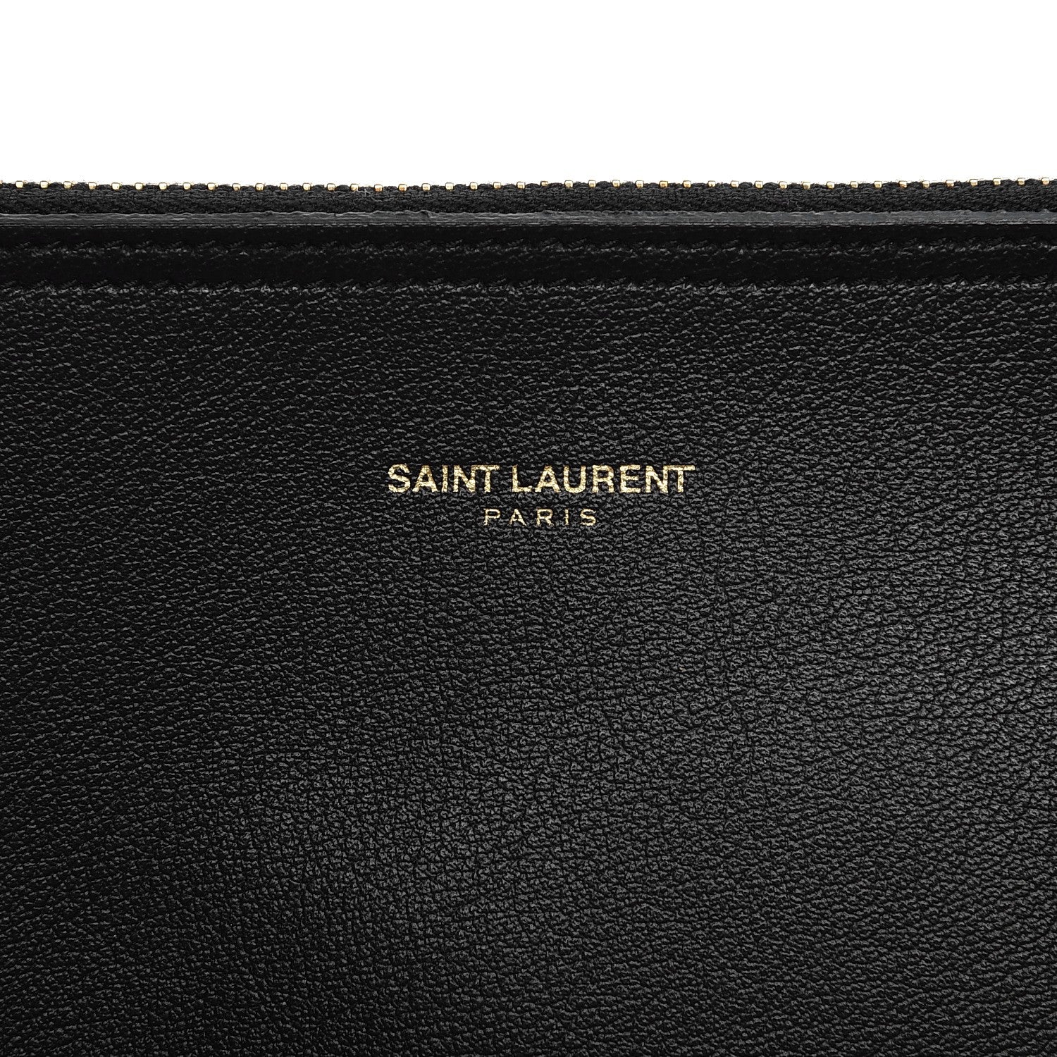 Saint Laurent Calfskin Large Shopping Tote Black 9 of 9