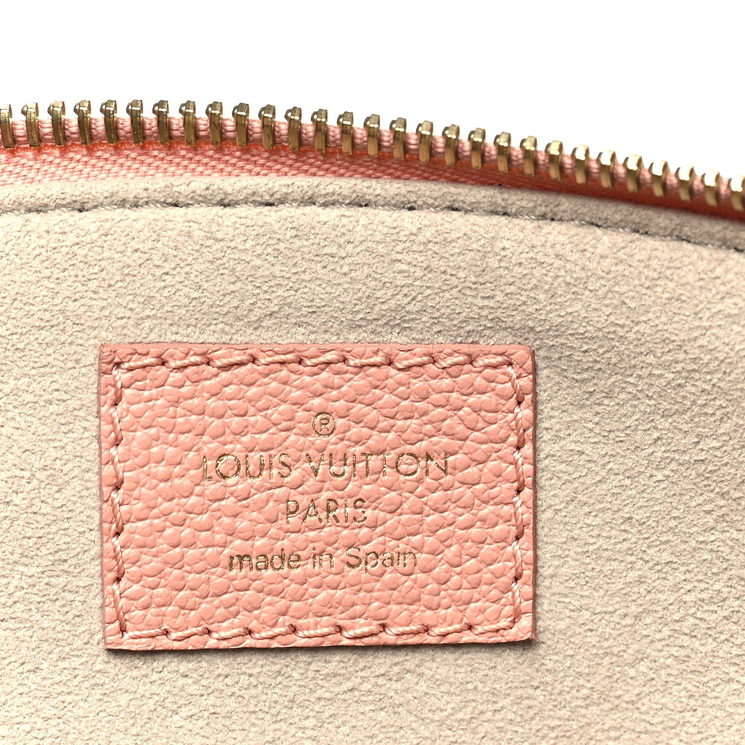 Louis Vuitton Empreinte Monogram Giant Petit Palais Rose Trianon Creme 6 of 9