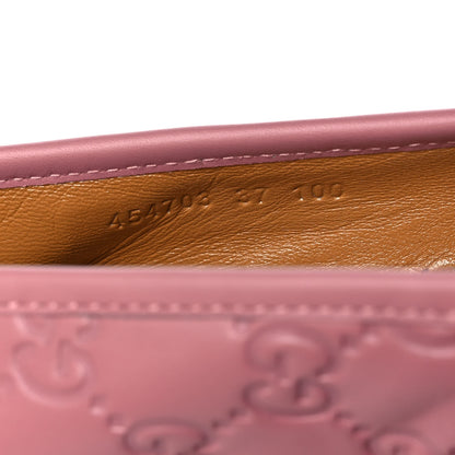 Gucci Guccissima Signature Espadrilles 37 Rose Baby Candy 8 of 8