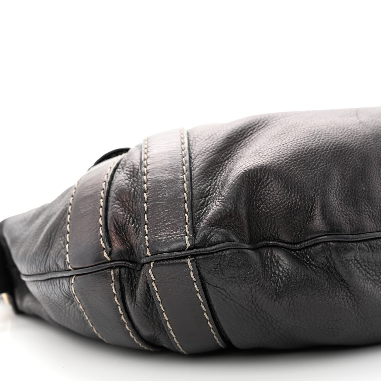 Gucci Calfskin Crest Boule Hobo Black 10 of 15