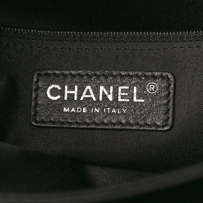 Chanel Lambskin Quilted Maxi 3 Flap Black 7 of 12