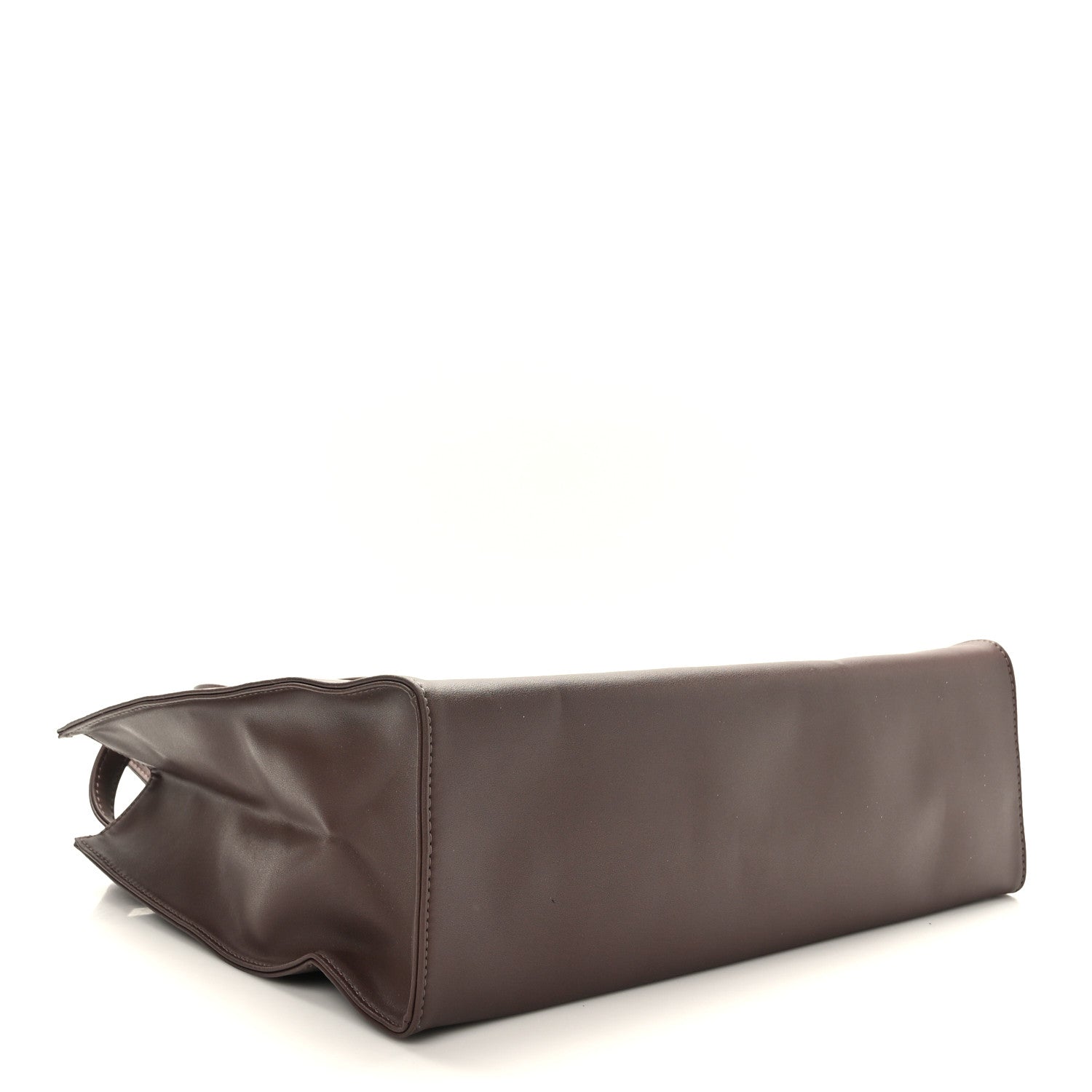 Telfar Vegan Leather Medium Shopping Bag Chocolate 4 of 8