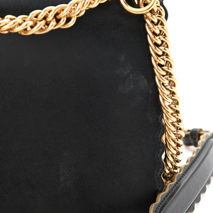 Fendi Vitello Liberty Scalloped Studded Small Kan I Shoulder Bag Black 10 of 10