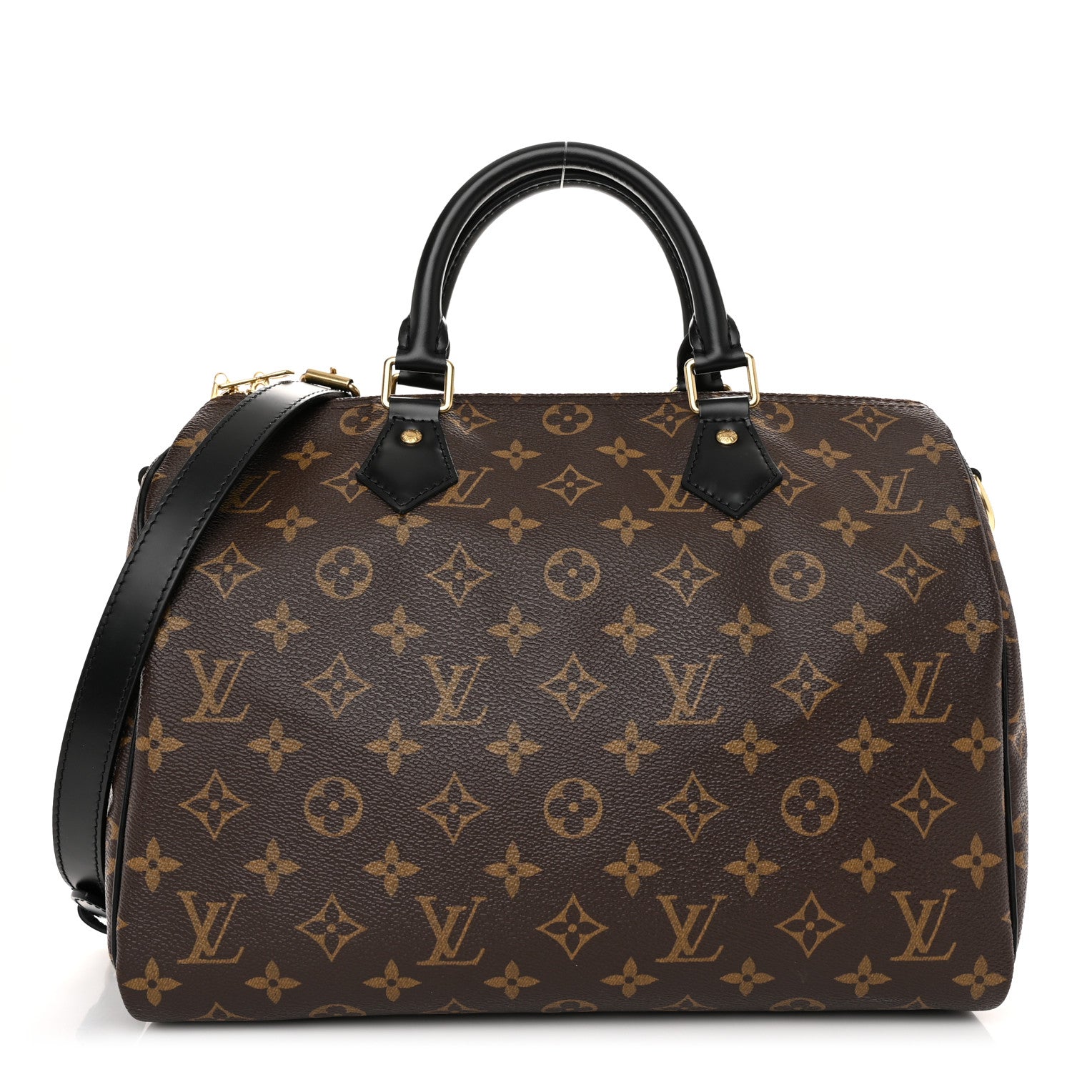 Louis Vuitton Monogram My World Tour Speedy Bandouliere 30 Black 1 of 11