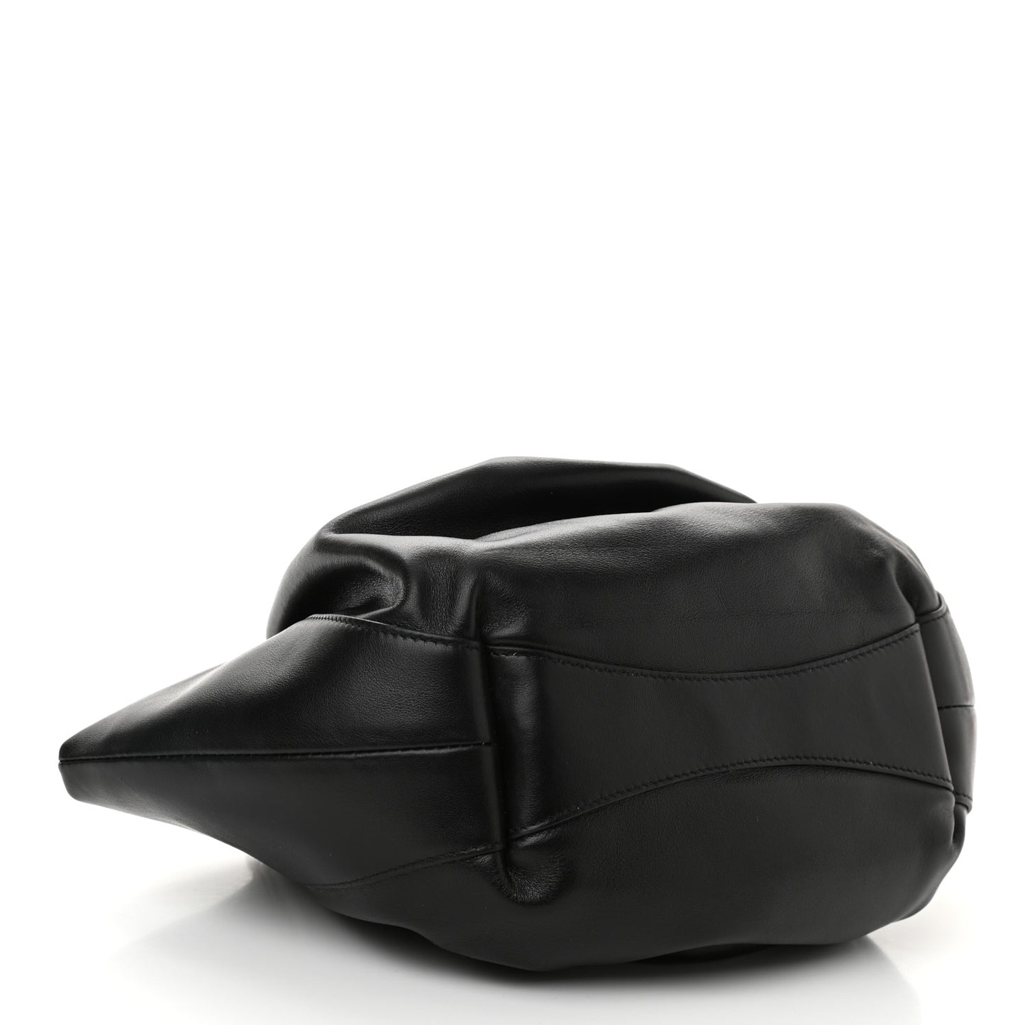 Calfskin Kenny Shoulder Bag Black