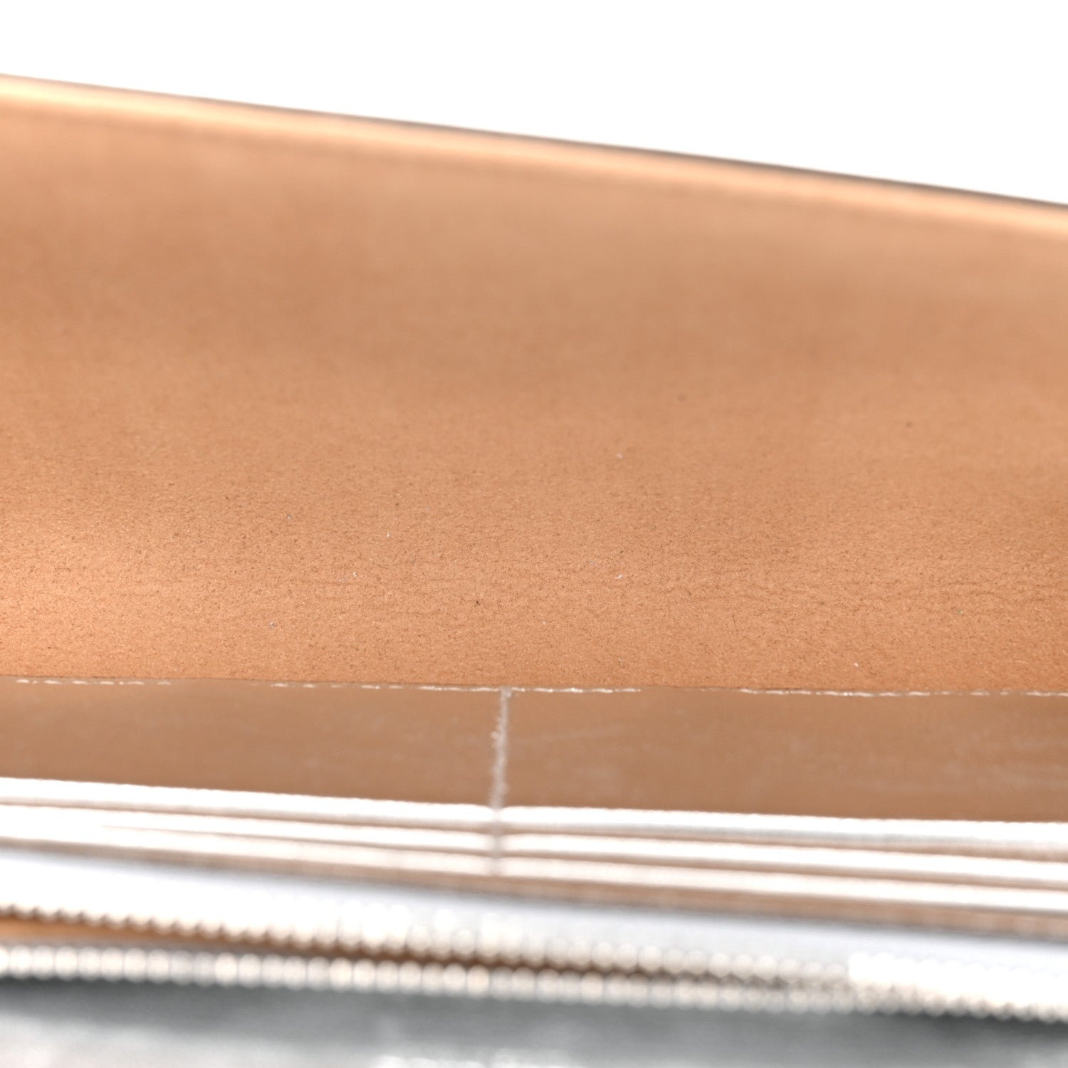 Jimmy Choo Metallic Mirror Fabric Emmie Clutch Bag Silver 5 of 11