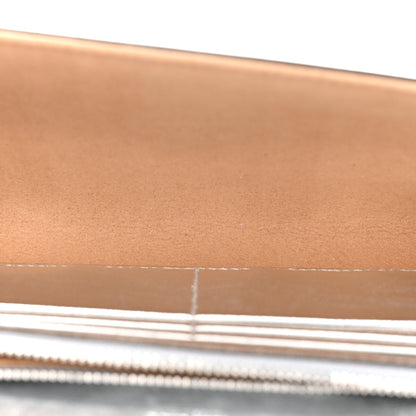 Jimmy Choo Metallic Mirror Fabric Emmie Clutch Bag Silver 5 of 11