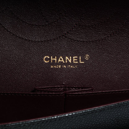 Chanel Caviar Quilted Jumbo Double Flap Black 7 of 9