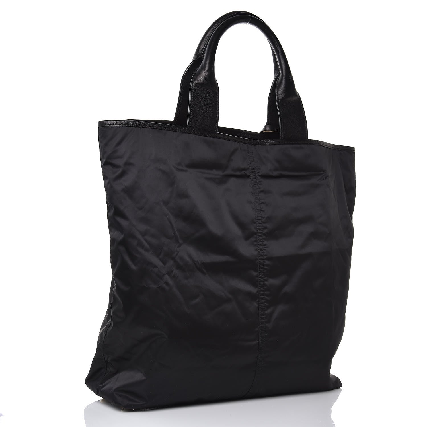 Saint Laurent Satin Tanger Tote Black 3 of 12