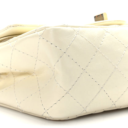 Chanel Aged Calfskin Quilted 2.55 Reissue 224 Flap White 9 of 10