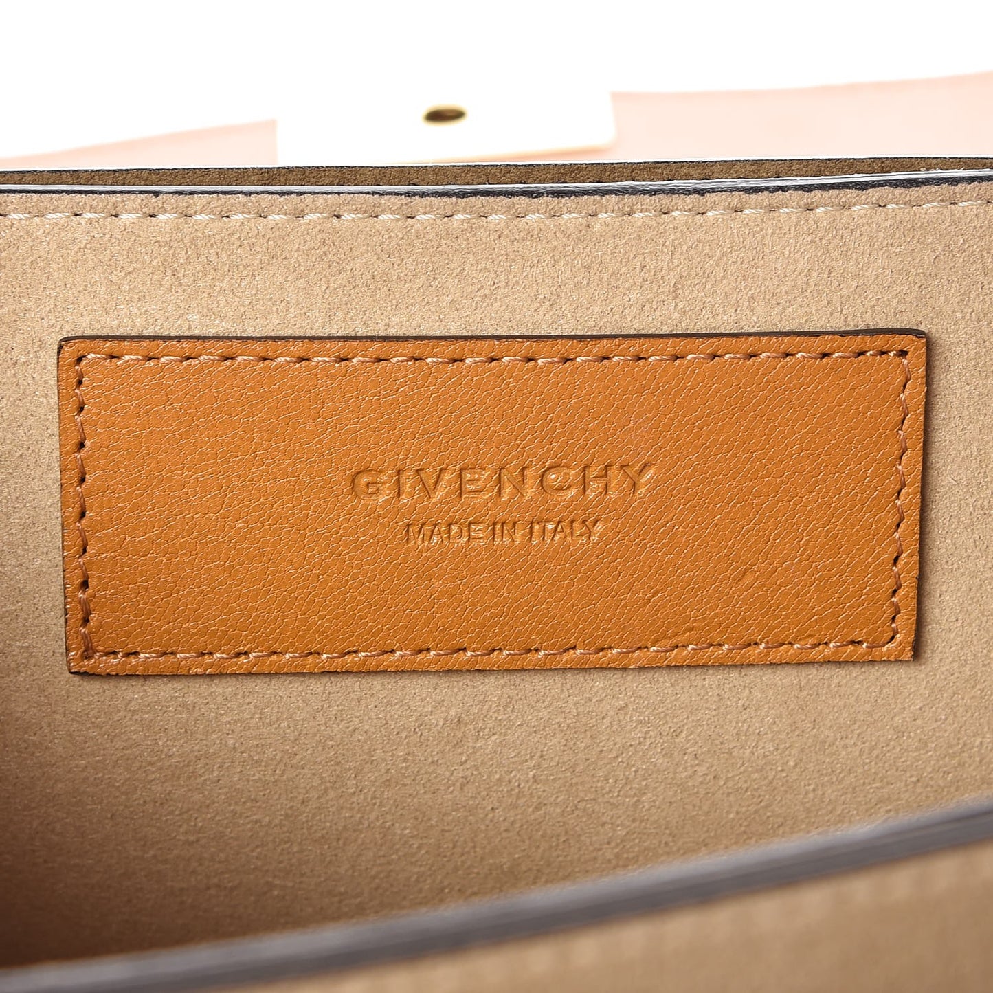 Calfskin Small GV3 Shoulder Bag Amber Mastic