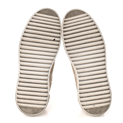 Louis Vuitton Monogram Giant Time Out Sneakers 36 Kaki White Beige 6 of 19