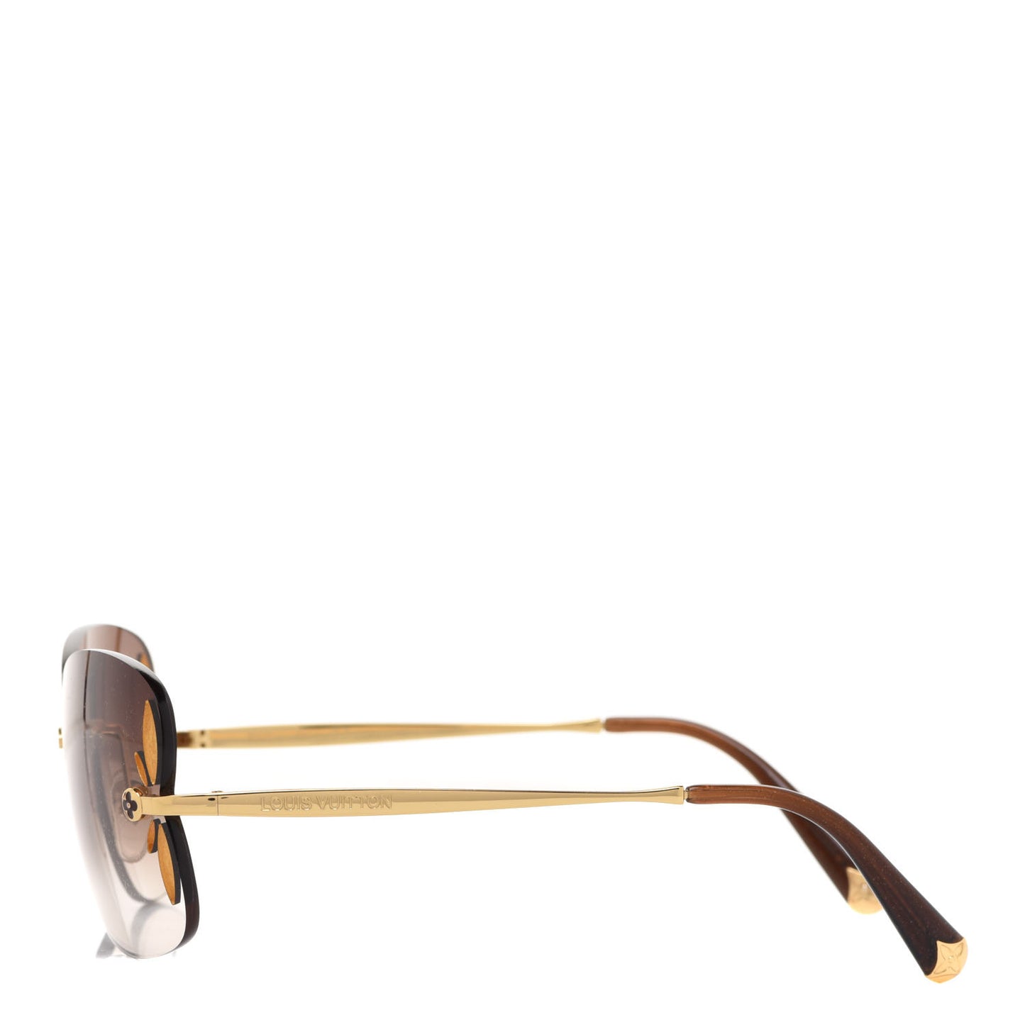 Lily Sunglasses Z0371U Brown Glitter