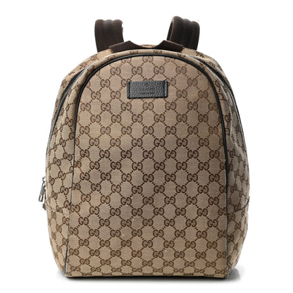 Gucci GG Monogram Travel Backpack Dark Brown 1 of 4